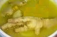 zuppa di zampe di gallina 