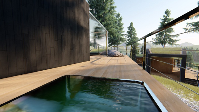 piscina skyview chalets