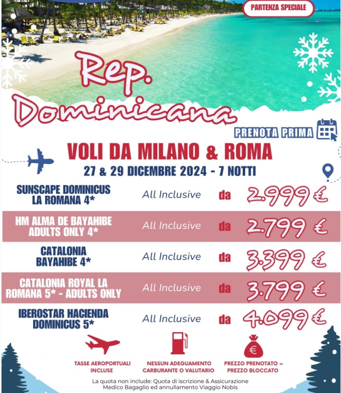 capodanno a santo domingo