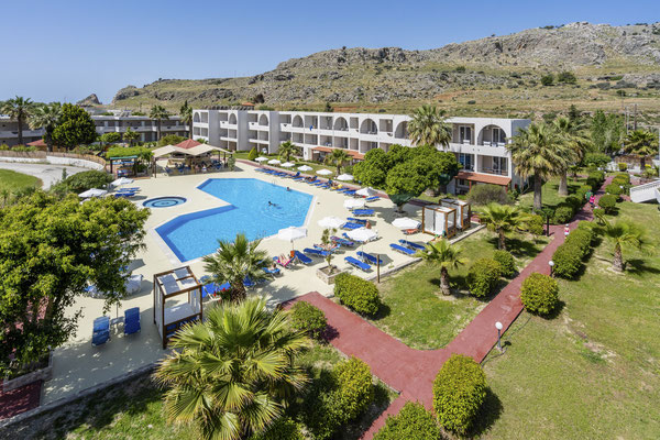 rodi lardos bay hotel grecia